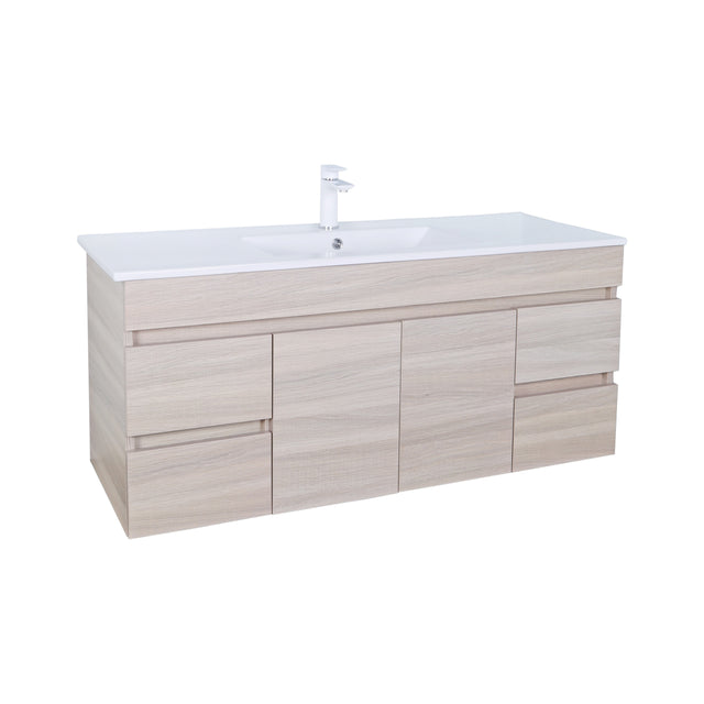 Evie Oak Wall-Hung PVC Vanity EV154WH-OAK