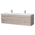 Evie Oak Wall-Hung PVC Vanity EV184WH-OAK