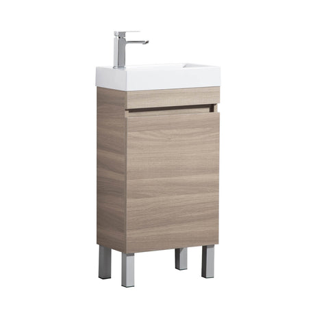 Evie Ensuite Oak Free-Standing PVC Vanity EV42LG-OAK-PT