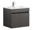 Evie Dark Brown Wall-Hung PVC Vanity EV64WH-DB