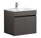 Evie Dark Brown Wall-Hung PVC Vanity EV64WH-DB