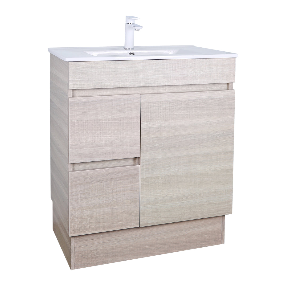 Evie Oak Free-Standing PVC Vanity EV74LL-OAK