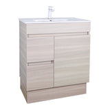 Evie Oak Free-Standing PVC Vanity EV74LL-OAK
