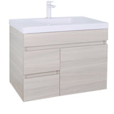 Evie Oak Wall-Hung PVC Vanity EV74LWH-OAK