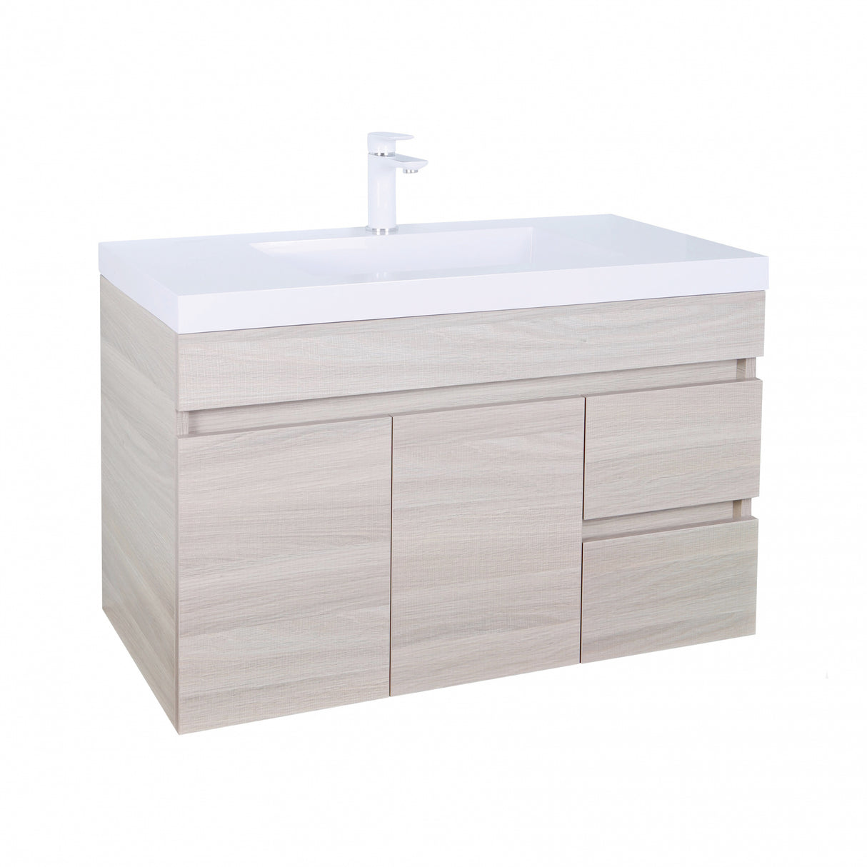 Evie Oak Wall-Hung PVC Vanity EV94RWH-OAK