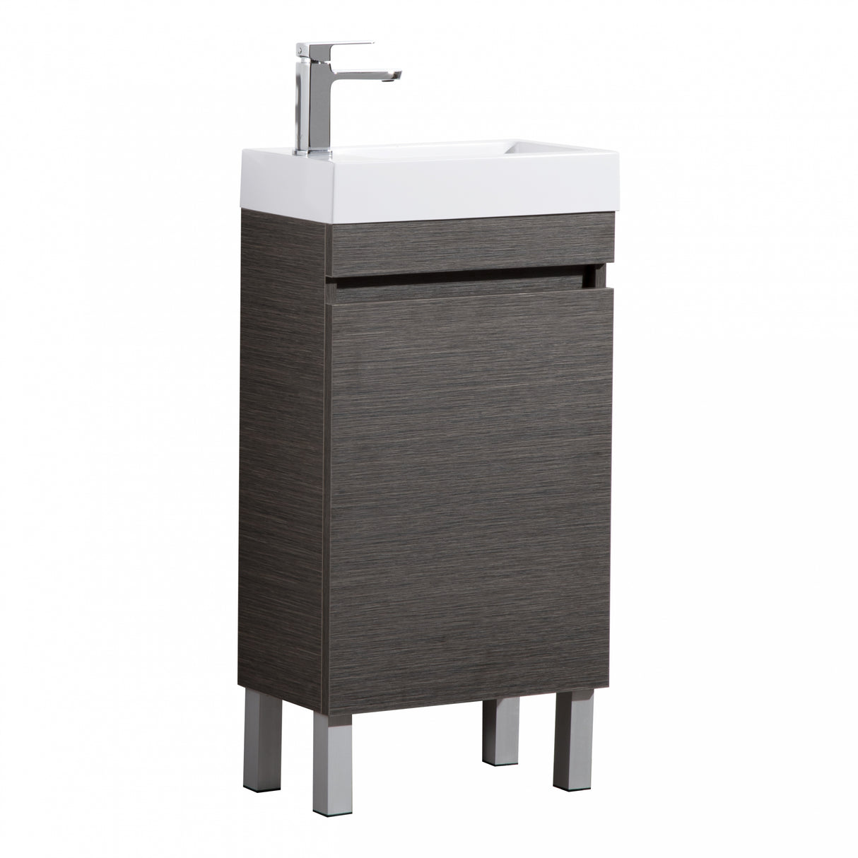 Evie Dark Brown Ensuite Free-Standing PVC Vanity EV42LG-DB- PT
