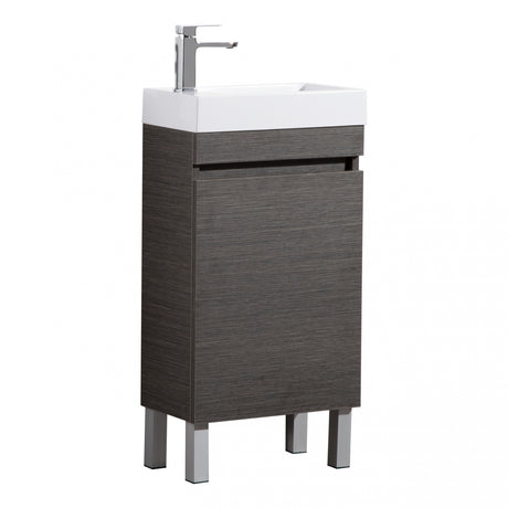 Evie Dark Brown Ensuite Free-Standing PVC Vanity EV42LG-DB- PT