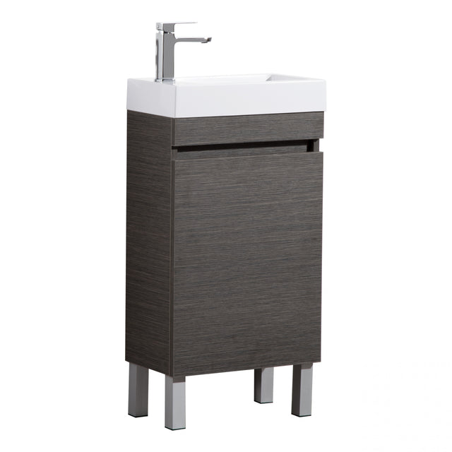 Evie Dark Brown Ensuite Free-Standing PVC Vanity EV42LG-DB- PT