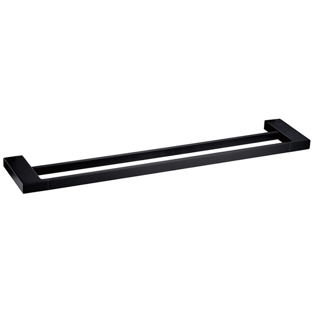 Eden Towel Rail Double Matt Black 600mm Matt Black