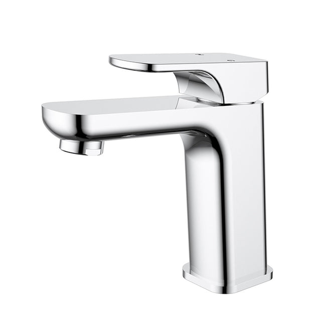 Eden  Round Cornered Rectangle Handle Basin Mixer Lead Free Chrome
