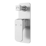 Eden Wall Mixer Diverter Brushed Nickel Brushed Nickel