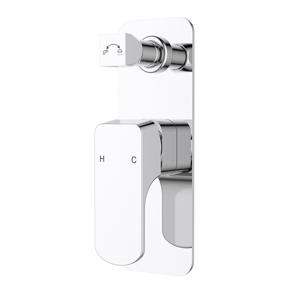 Eden Wall Mixer Diverter Chrome Chrome