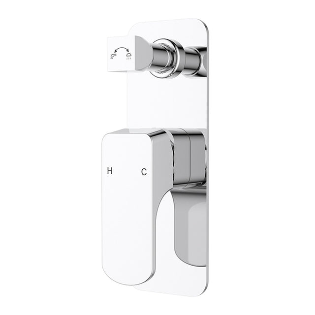 Eden Wall Mixer Diverter Chrome Chrome