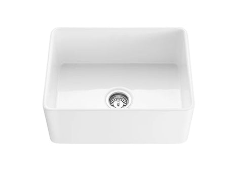 Chelsea Fireclay farmhouse sink 600*451*253mm (FCCT600GW/MB) — detail 5