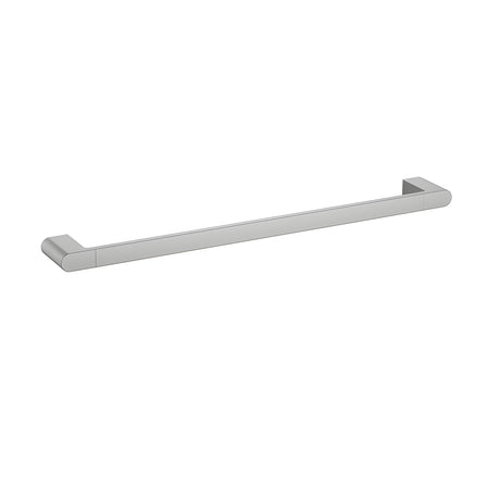 Flores Towel Rail Single Brushed Nickel 600mm Brushed Nickel