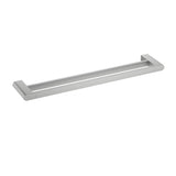 Flores Towel Rail Double Brushed Nickel 600mm Brushed Nickel