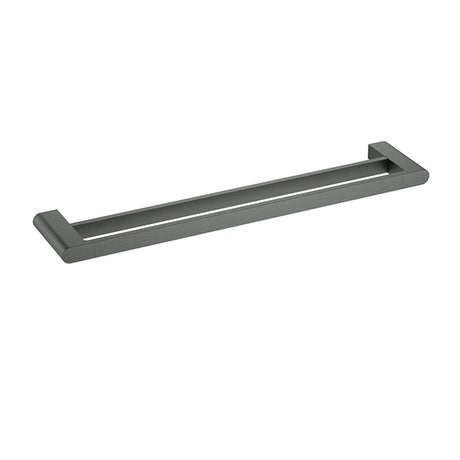 Flores Towel Rail Double Gunmetal 600mm Gun Metal