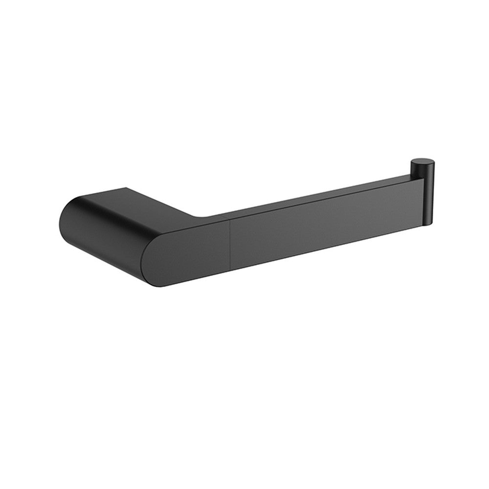 Flores Toilet Roll Holder Matt Black Matt Black