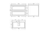 Fremantle Wall-Hung PVC Vanity FM750WH — detail 5