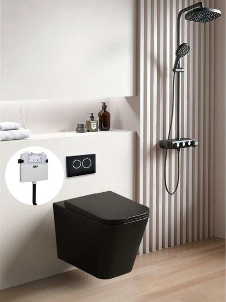 Qubist  R&amp;T inwall floor toilet suite G30032/G3005+ KDK103 — detail 3