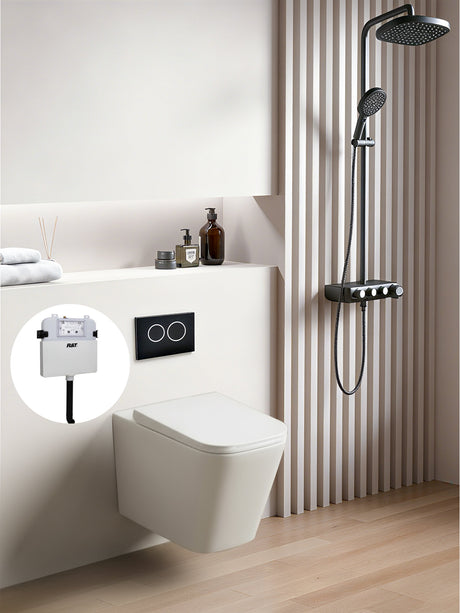 Qubist  R&amp;T inwall floor toilet suite G30032/G3005+ KDK103 — detail 2