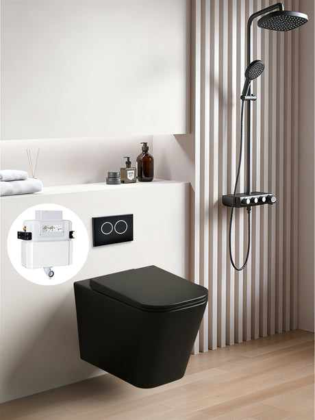 Qubist  R&amp;T inwall floor toilet suite G30032/G3005+ KDK103 — detail 4