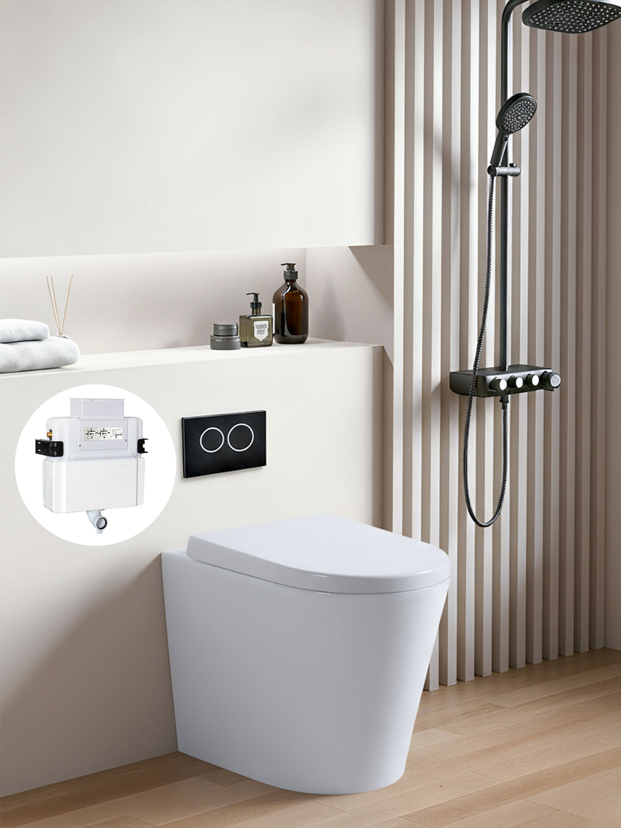 Avery R&amp;T In Wall Floor Toilet Suite G30032/G3005+ KDK102 — detail 2