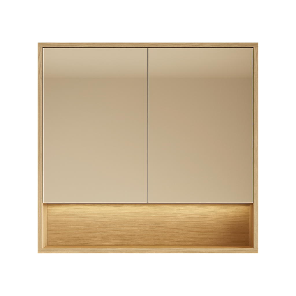Gallio Shaving Cabinet 600/750/900/1200/1500 GALSV600/750/900/1200/1500-CO/PO — detail 3