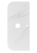 VITO Silica-Free Artificial Quartz Top- Curve 750*505*20mm — detail 3