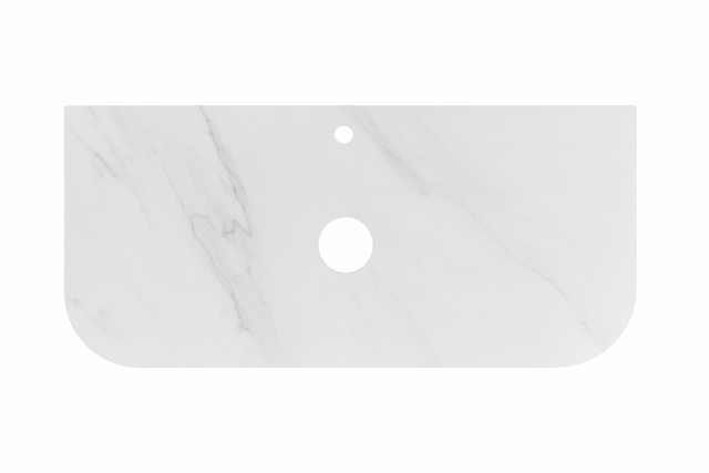 VITO Silica-Free Artificial Quartz Top- Curve 600*505*20mm