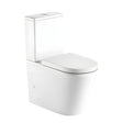 Hali Rimless Wall Faced Toilet Suite Chrome