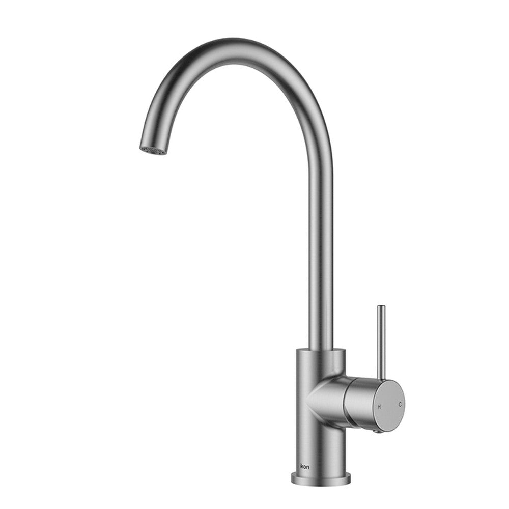 IKON-Hali Sink Mixer Brushed Nickel Lead Free Brushed Nickel
