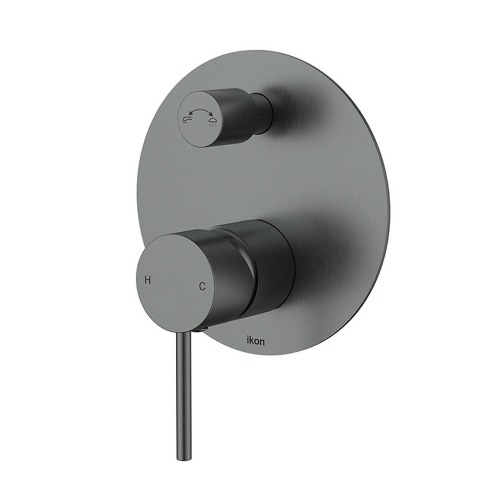Hali Wall Mixer Diverter Gunmetal Gun Metal