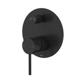 Hali Wall Mixer Diverter Matt Black Matt Black