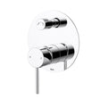 Hali Wall Mixer Diverter Chrome Chrome