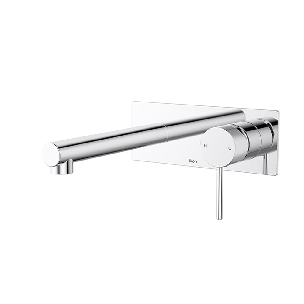 IKON-Hali Wall Basin Mixer   Lead Free Chrome