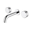 Hali 1/4 Turn C/D  Wall Basin Set Chrome Chrome