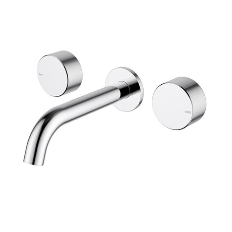 Hali 1/4 Turn C/D  Wall Basin Set Chrome Chrome
