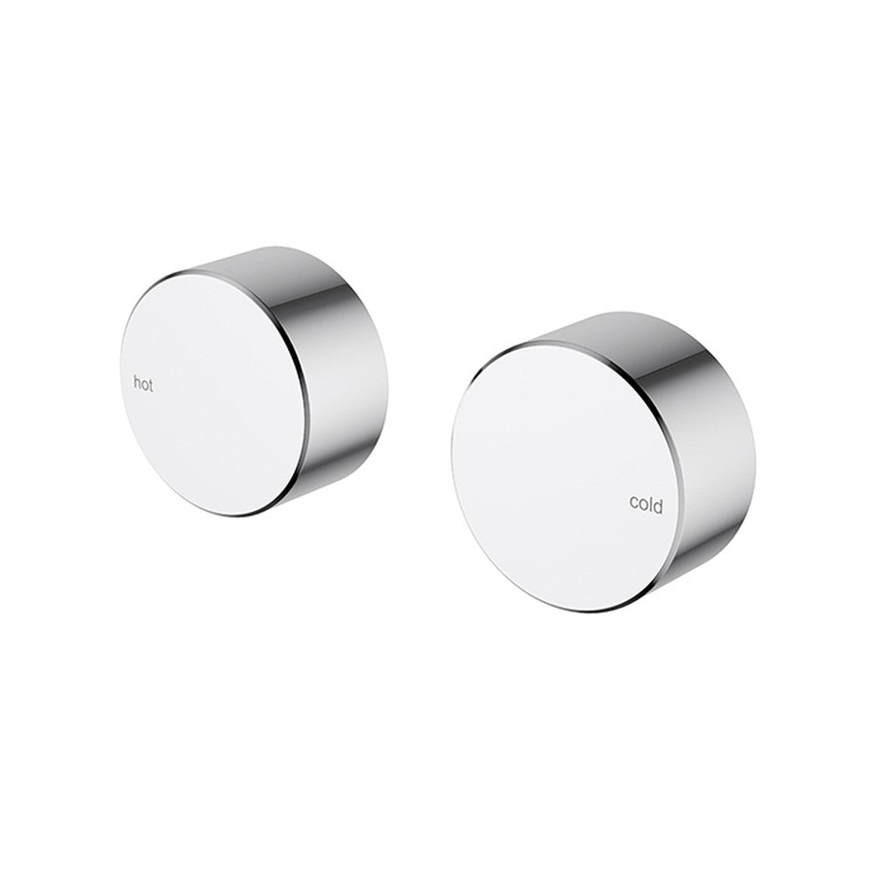 Hali 1/4 Turn C/D  Wall Top Assembly Chrome Chrome