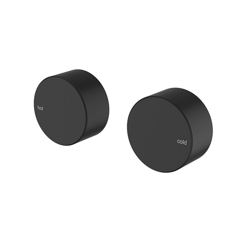 Hali 1/4 Turn C/D Wall Top Assembly  Matt Black Matt Black