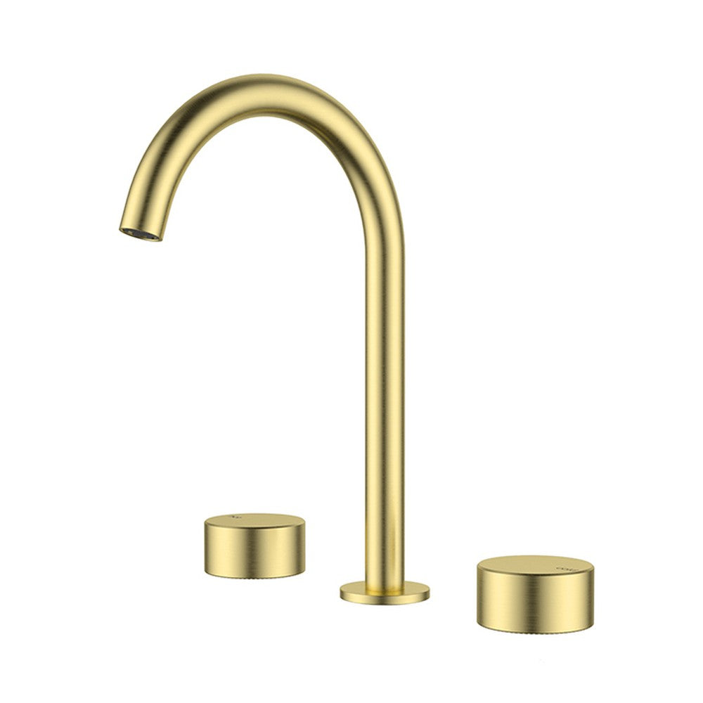 Hali 1/4 Turn C/D Basin Set  Brushed Gold Brushed Gold