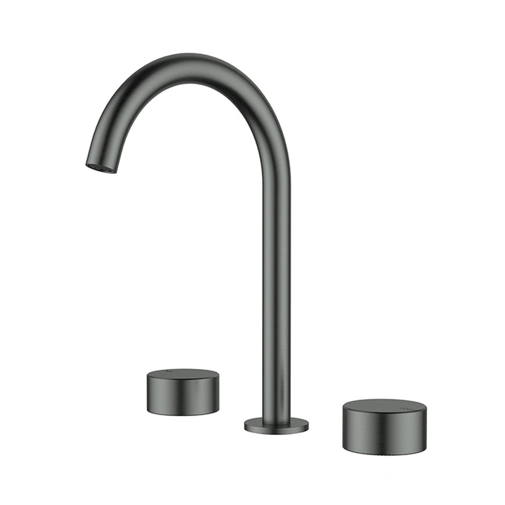 Hali 1/4 Turn C/D Basin Set  Gun Metal Gun Metal