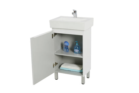 Polar Ensuite Free-Standing PVC Vanity P53LG-CT — detail 3