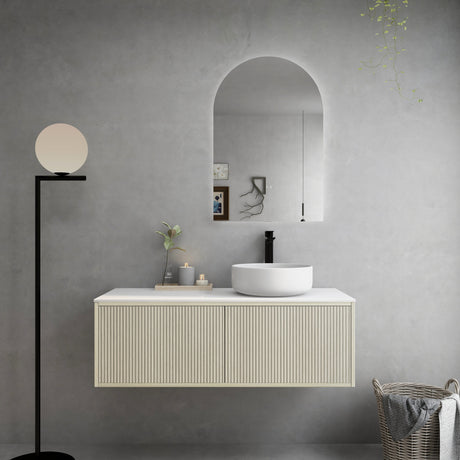 Bellevue Wall-Hung PVC Fluted Vanity K125RW