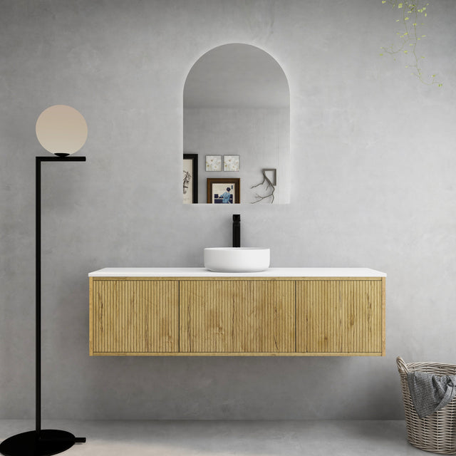 Bellevue Wall-Hung PVC Fluted Vanity Bellevue K153W