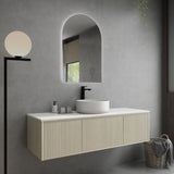Bellevue Wall-Hung PVC Fluted Vanity K155W — detail 3