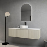 Bellevue Wall-Hung PVC Fluted Vanity Bellevue K153W — detail 2