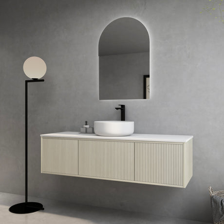 Bellevue Wall-Hung PVC Fluted Vanity Bellevue K153W — detail 2