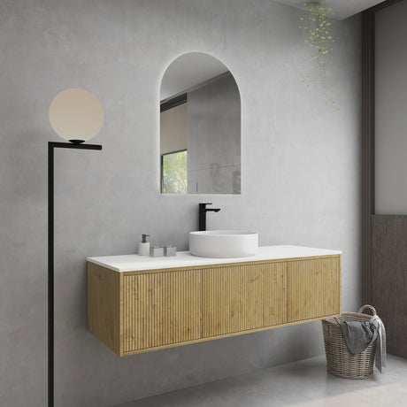 Bellevue Wall-Hung PVC Fluted Vanity Bellevue K153W — detail 3