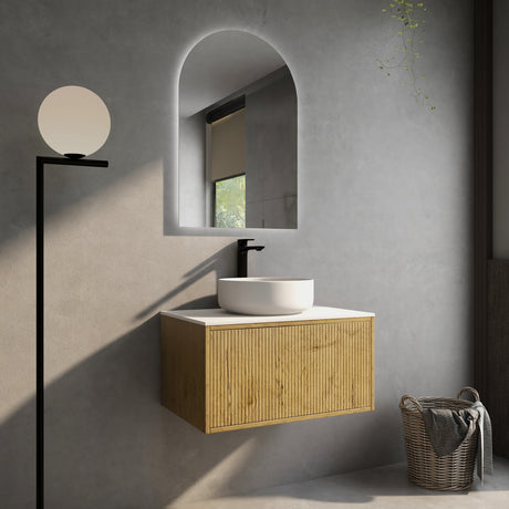 Bellevue Wall-Hung PVC Fluted Vanity K75W — detail 2